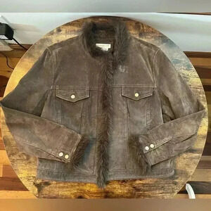 Coldwater Creek | womens suede jacket. Size: PL